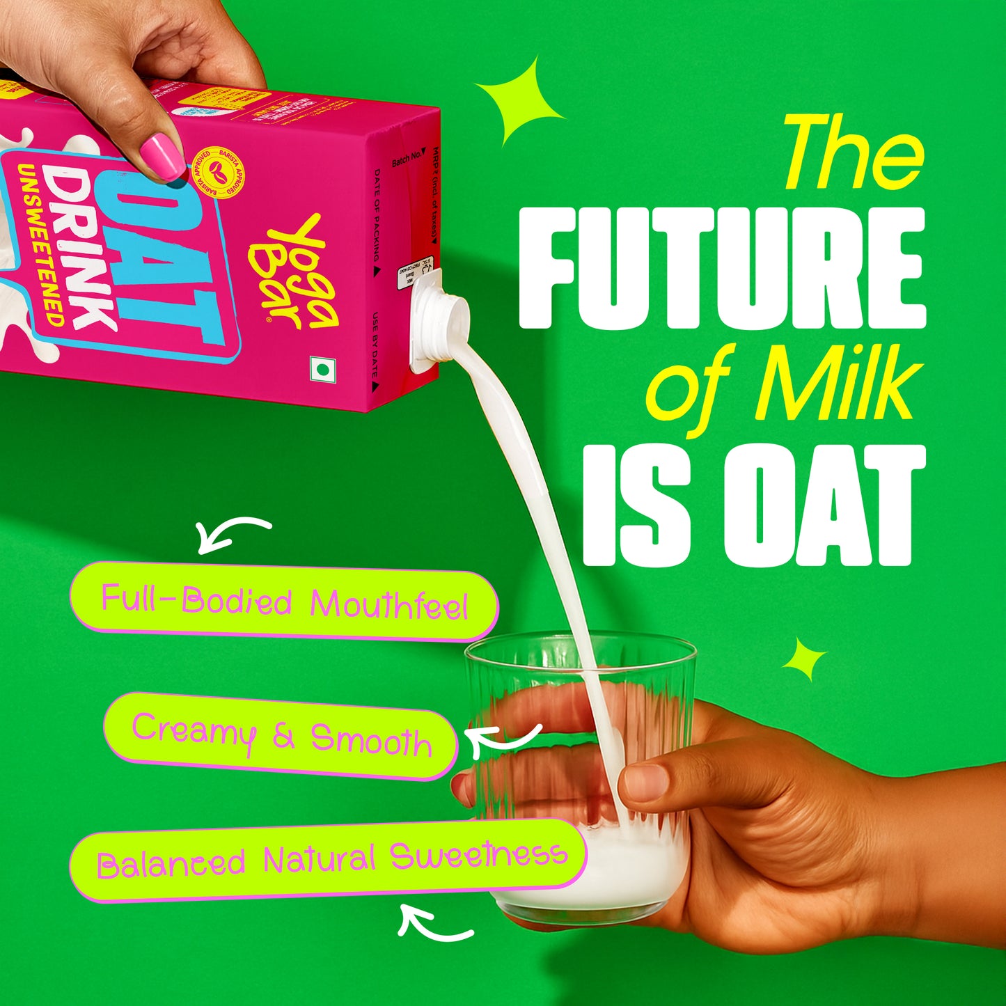 Oat Milk Unsweetened 1L