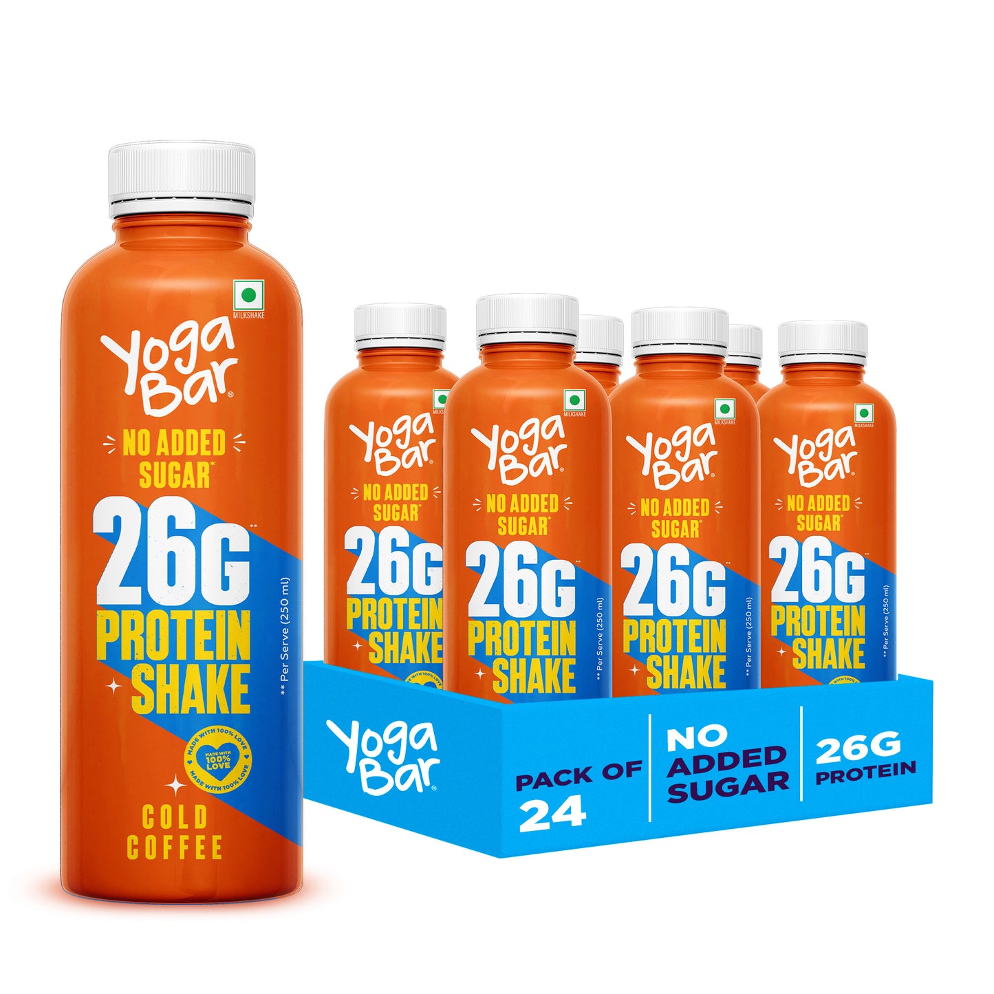 26g Protein Shake Cold Coffee - Pack of 24 - 250ml/bottle