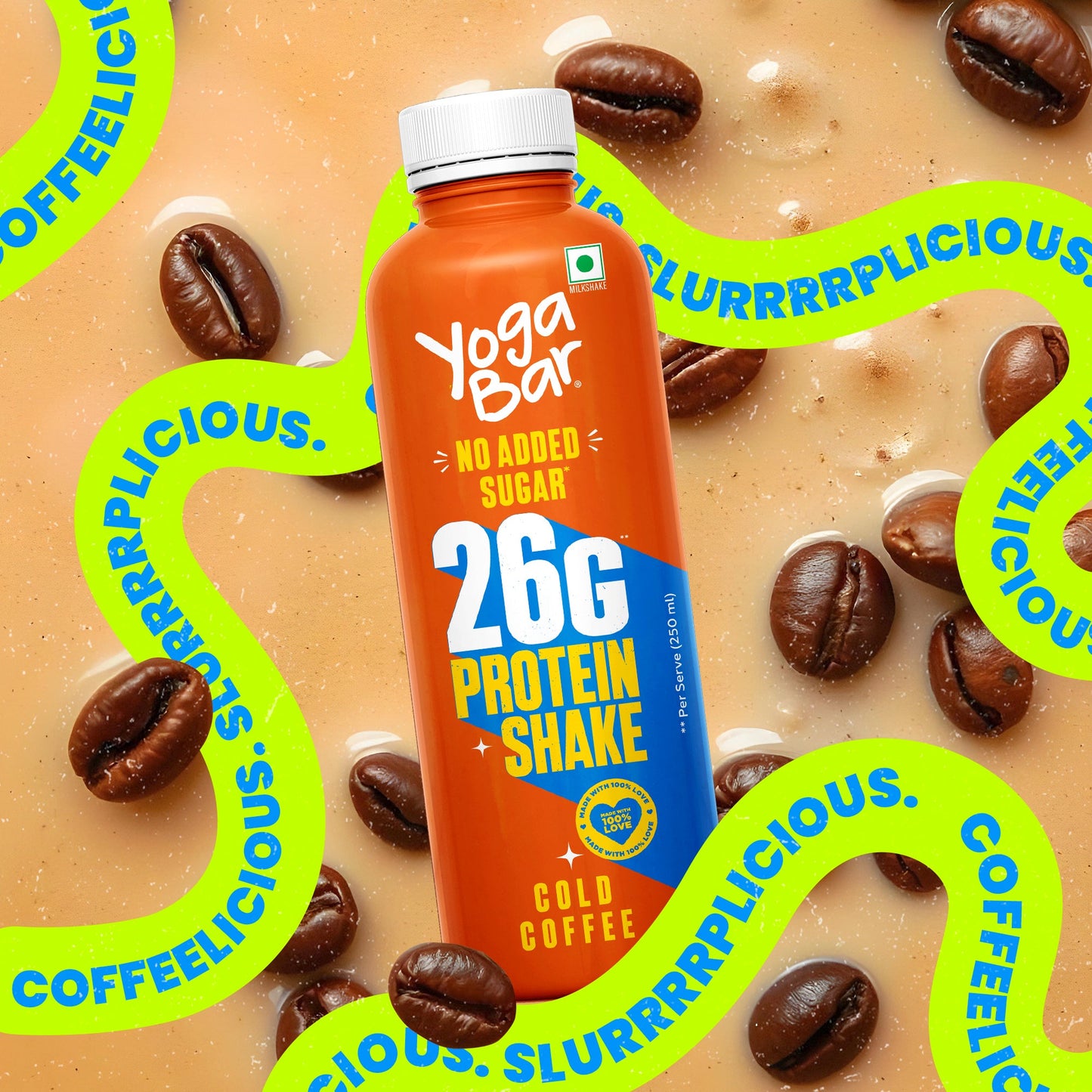 26g Protein Shake Cold Coffee - Pack of 24 - 250ml/bottle