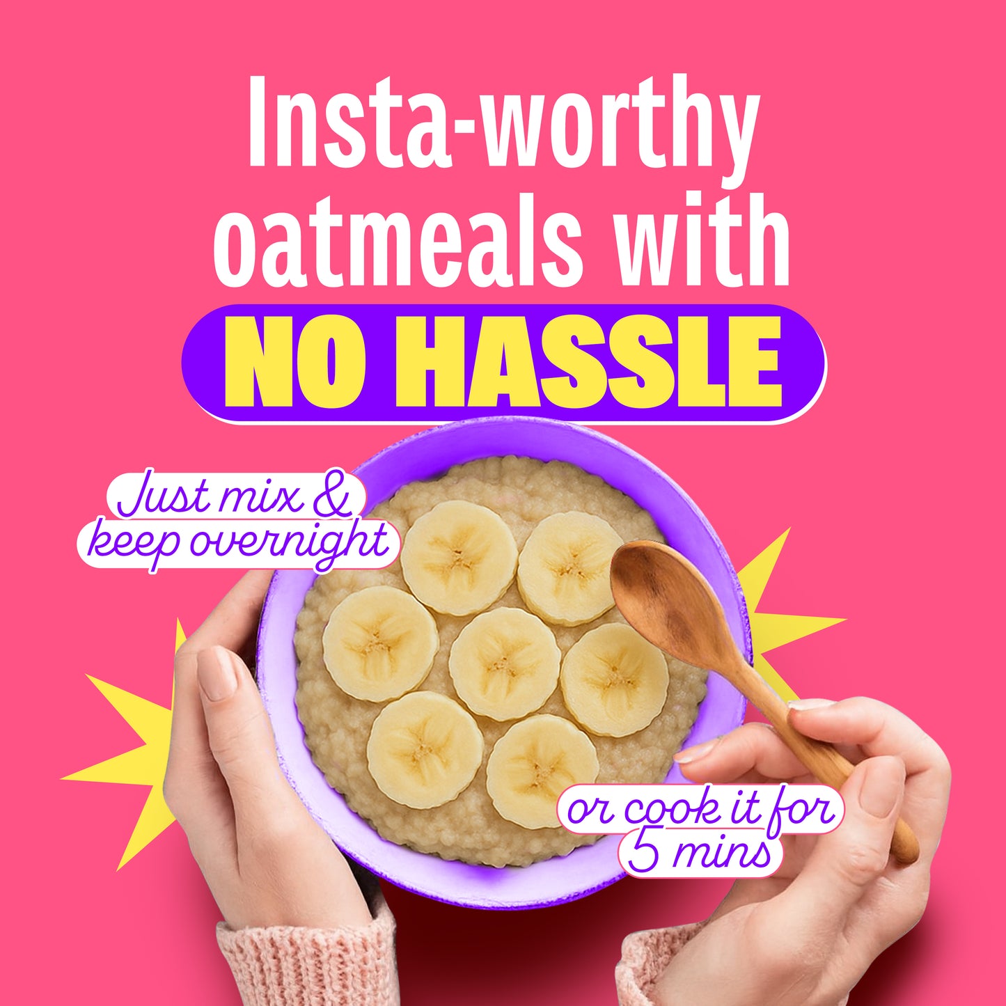 26g High Protein Oats Banana Crème