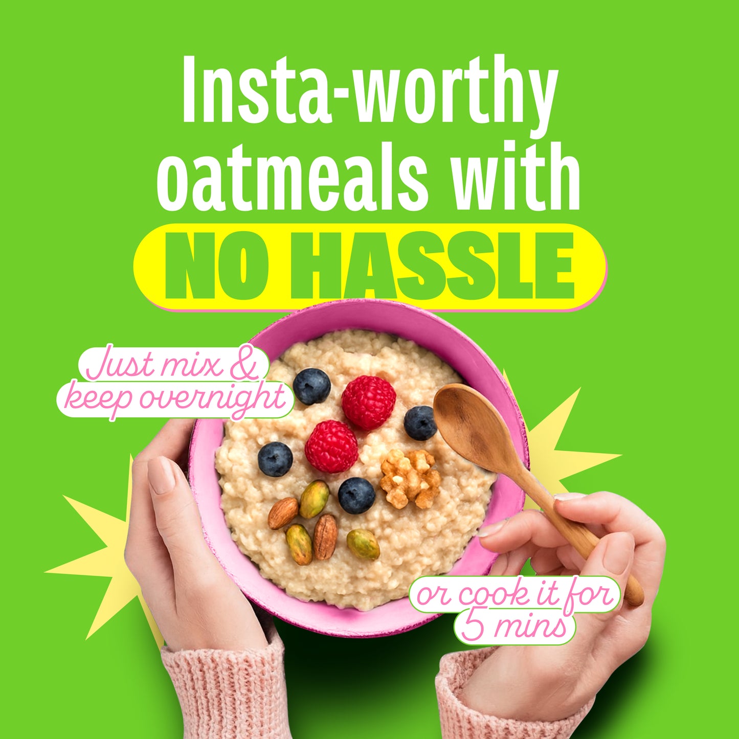 26g High Protein Oats Kesar Pista Kulfi