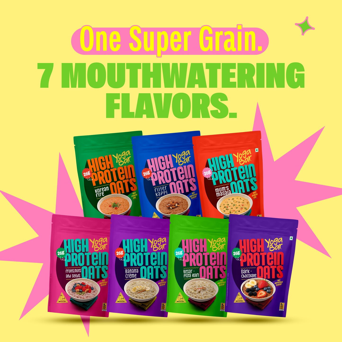 26g High Protein Oats Kesar Pista Kulfi