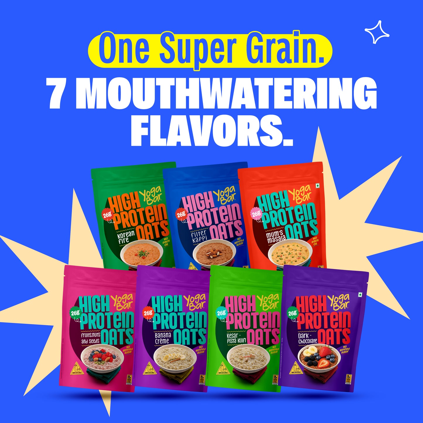 26g High Protein Oats Korean Fire