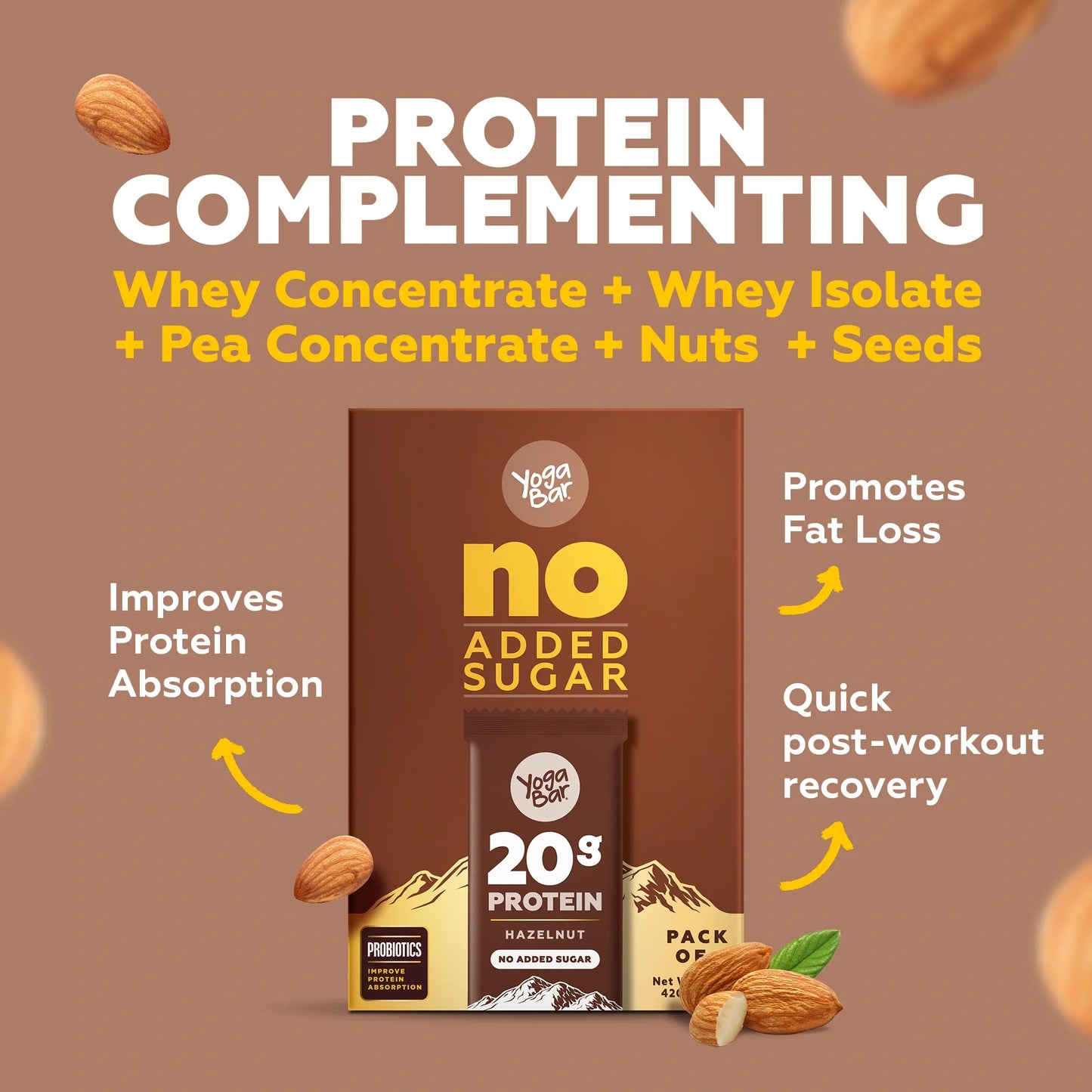 Hazelnut 20g Protein Bar (Pack of 6)