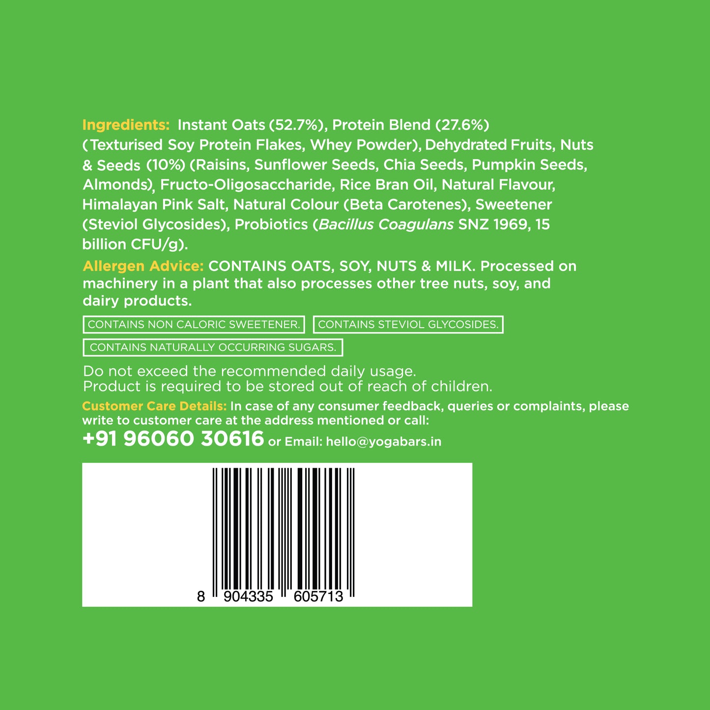 26g High Protein Oats Kesar Pista Kulfi