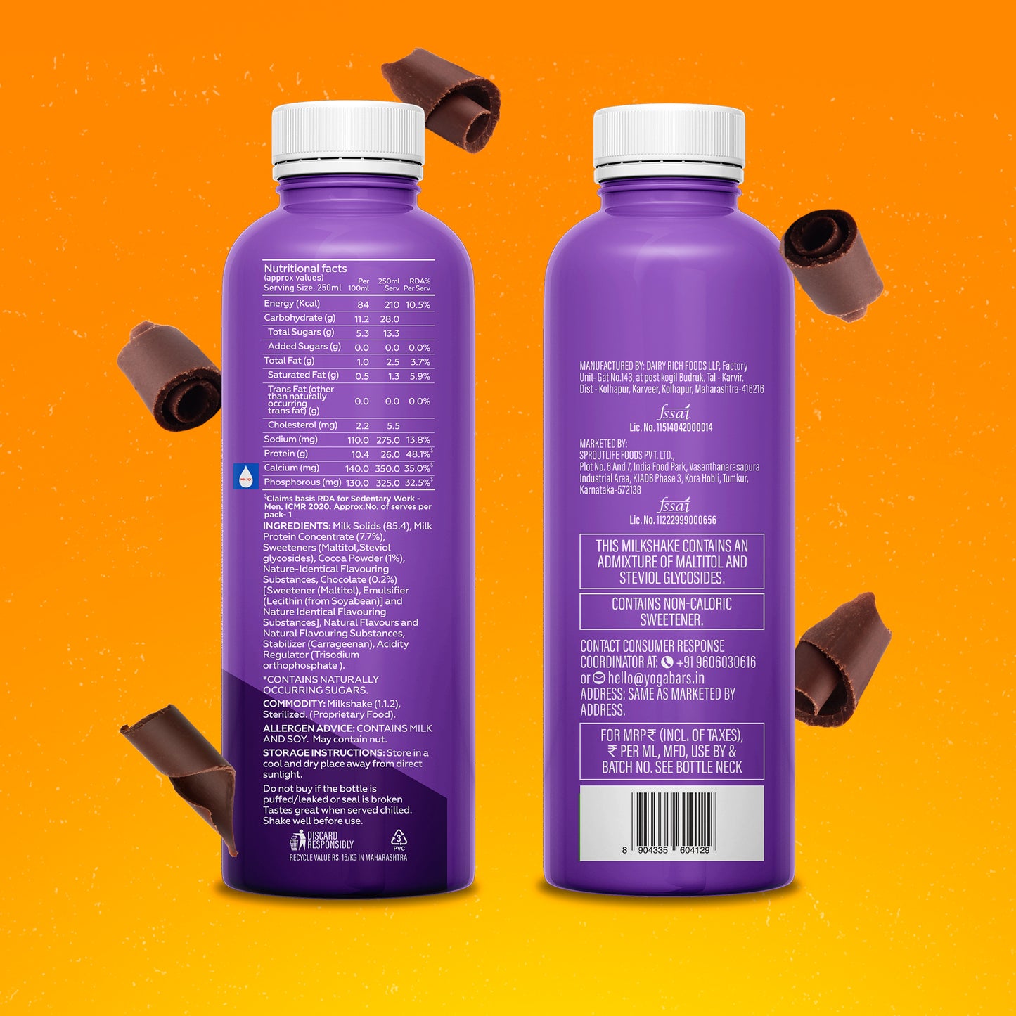 26g Protein Shake Double Chocolate - Pack of 24