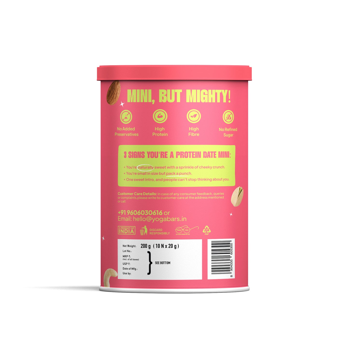 Classic Protein Date Minis - Pack of 10