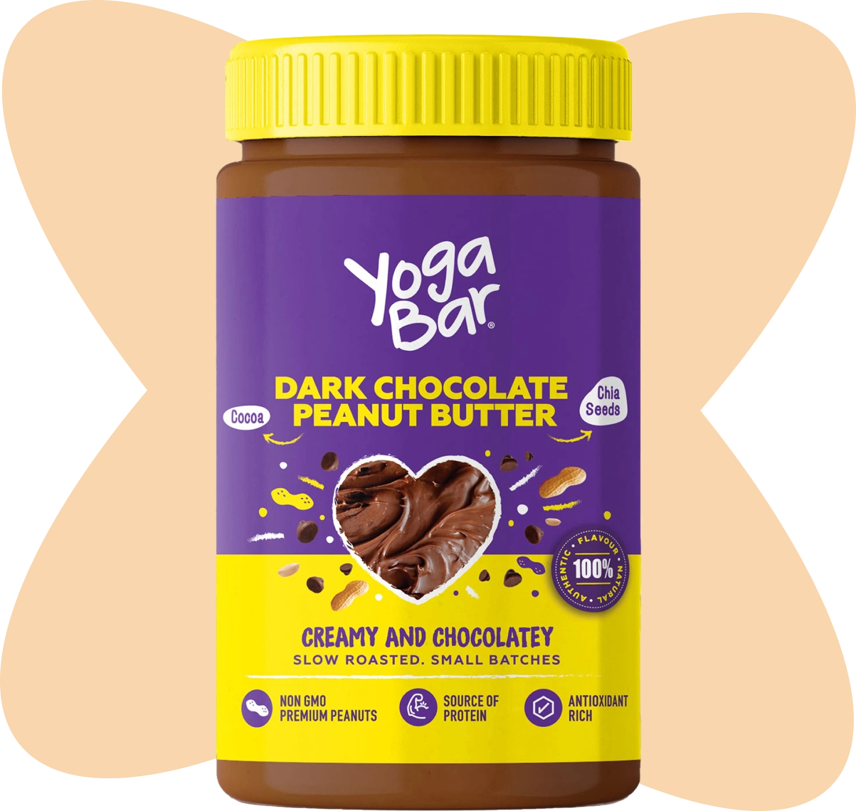 Creamy Dark Chocolate Peanut Butter with Probiotics 1kg