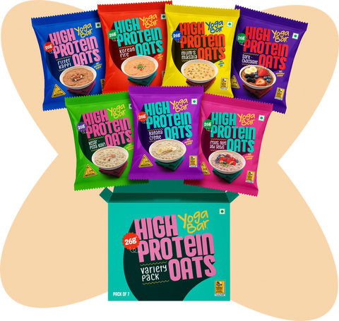 26g High Protein Oats Variety Pack - 7 flavours