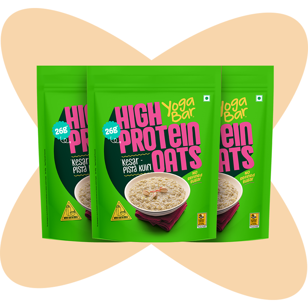 26g High Protein Oats Kesar Pista Kulfi