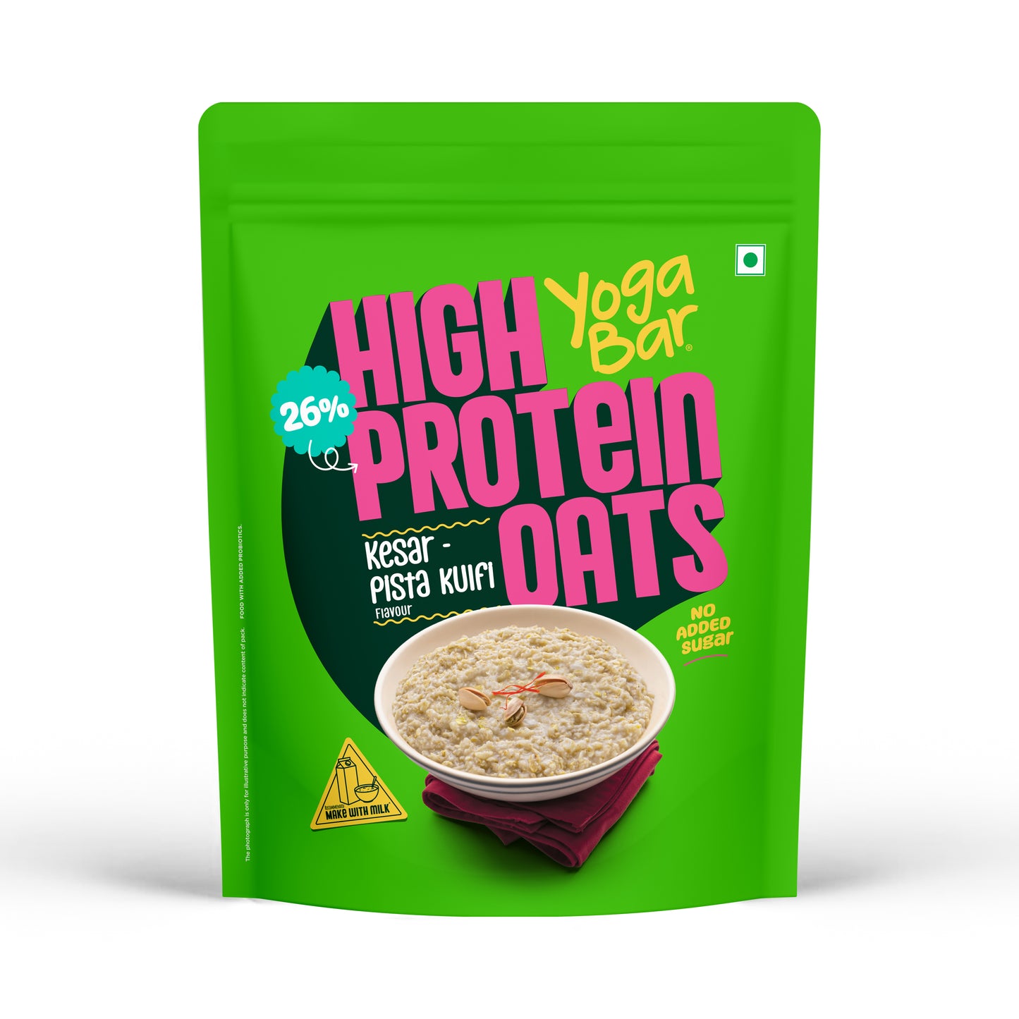 26g High Protein Oats Kesar Pista Kulfi