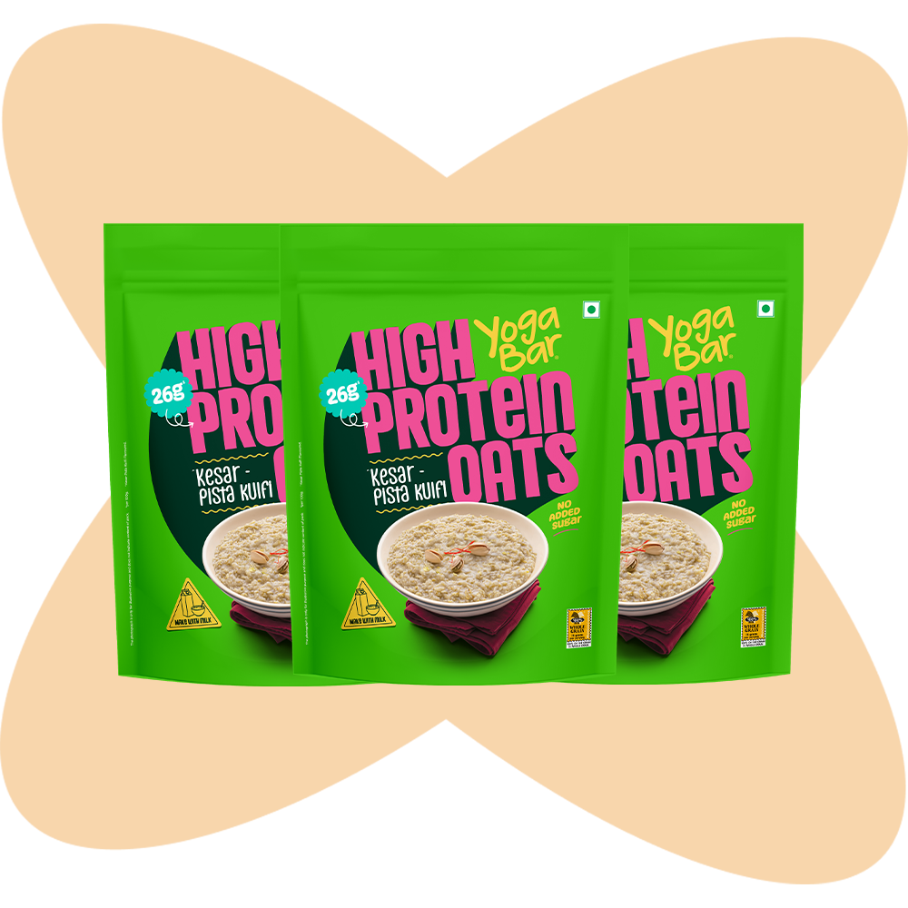 26g High Protein Oats Kesar Pista Kulfi