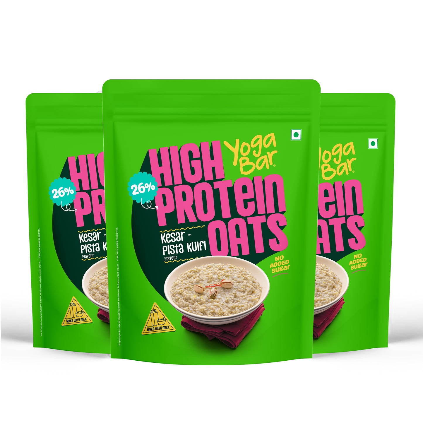 26g High Protein Oats Kesar Pista Kulfi