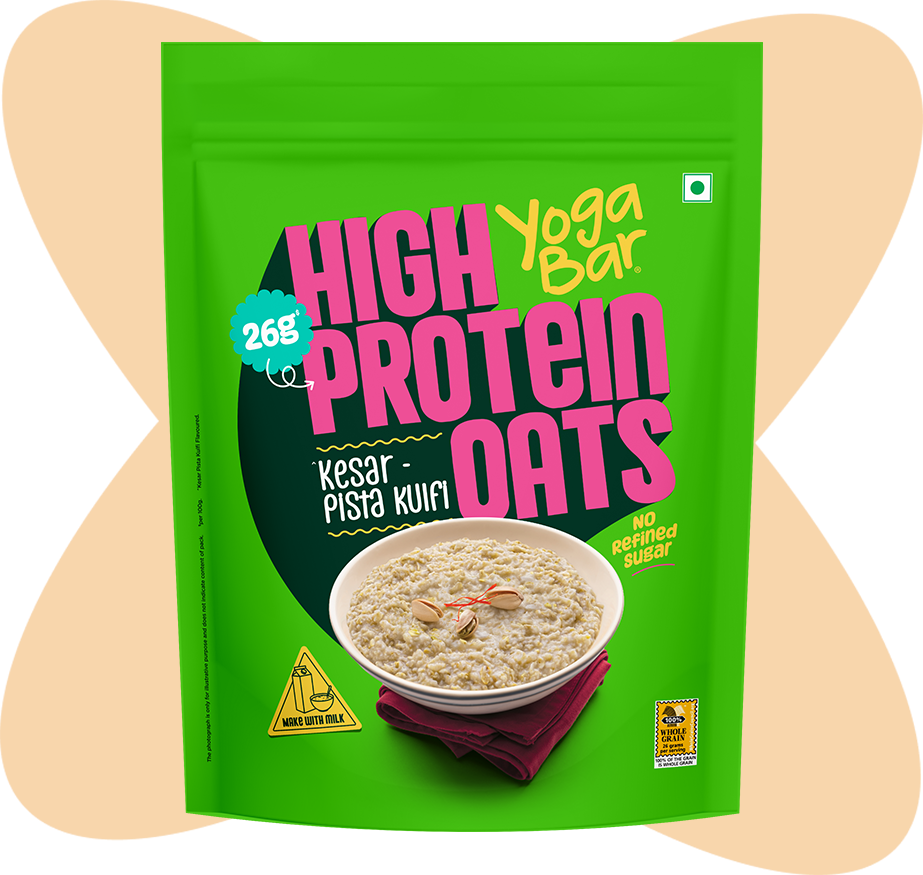 26g High Protein Oats Kesar Pista Kulfi