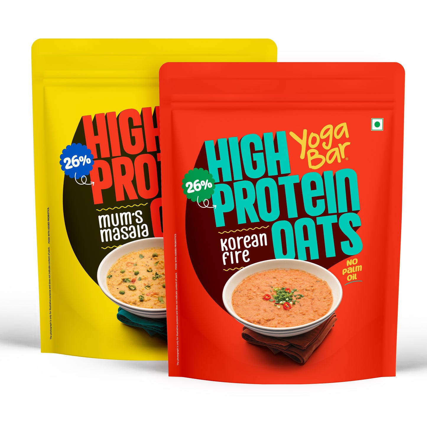 26g High Protein Oats Korean Fire & Mum's Masala 2kg