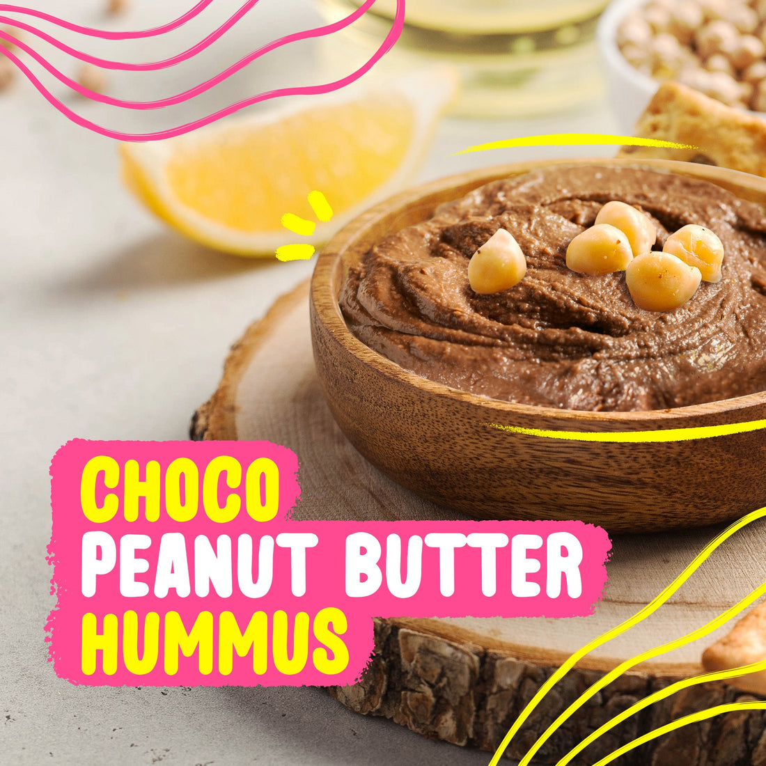 Choco Peanut Butter Hummus