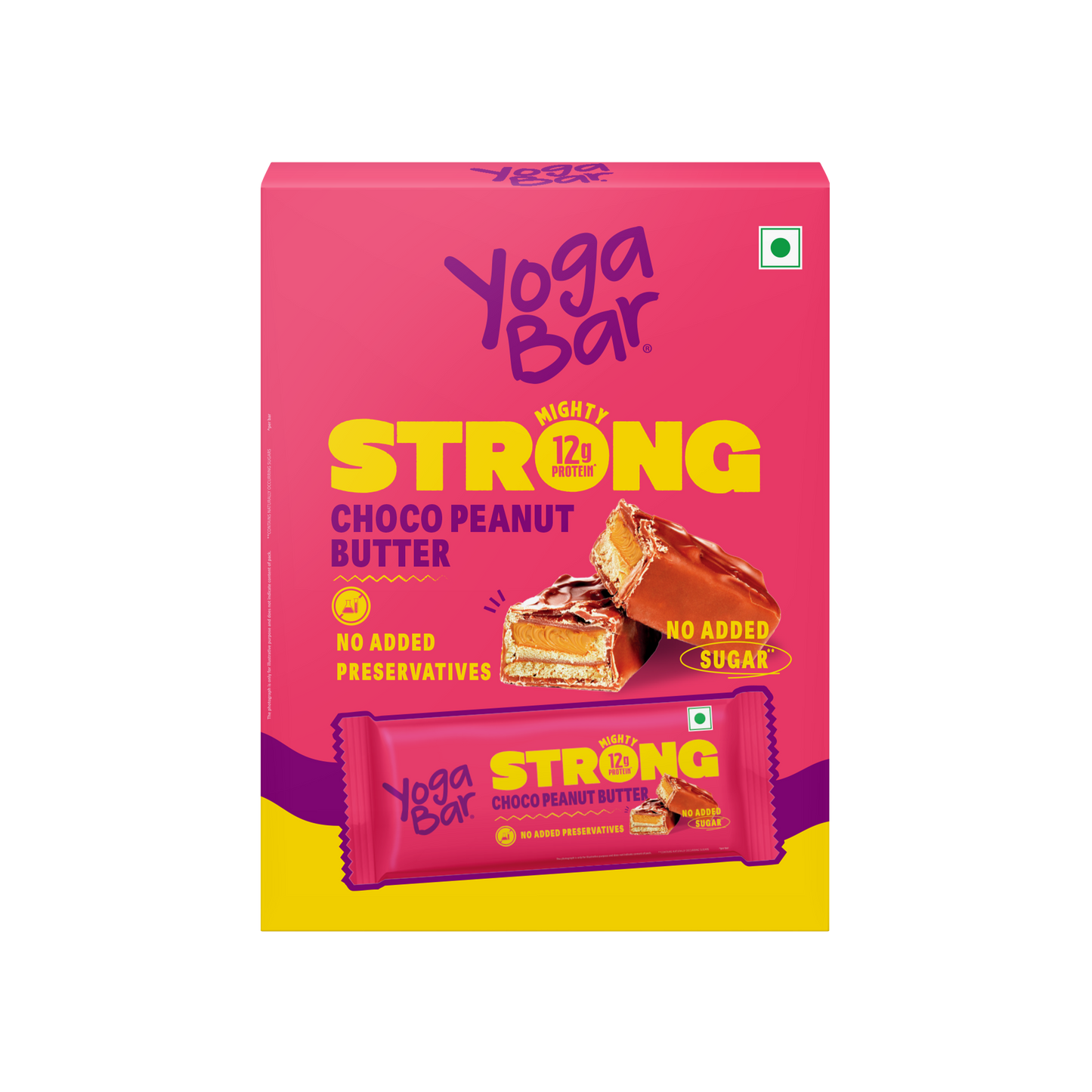 Strong 12g Protein Bar - Choco Peanut - Pack of 6