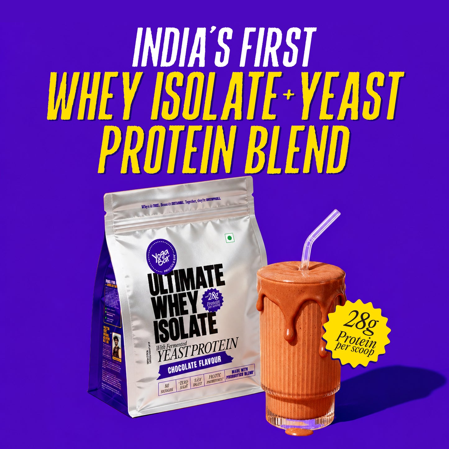 Ultimate Whey Isolate with Fermented Yeast Protein - Chocolate - 500gm