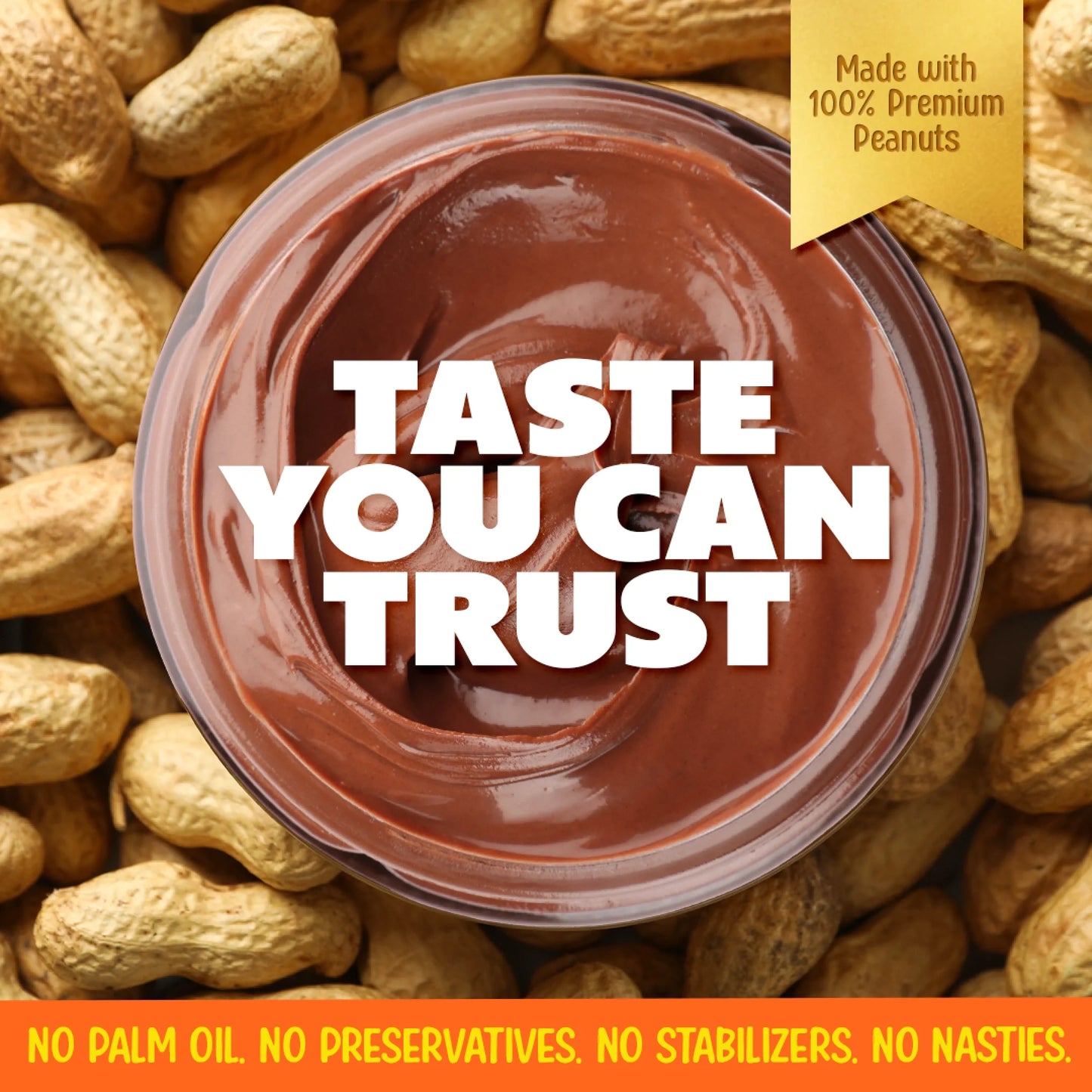 Creamy Dark Chocolate Peanut Butter with Probiotics 1kg