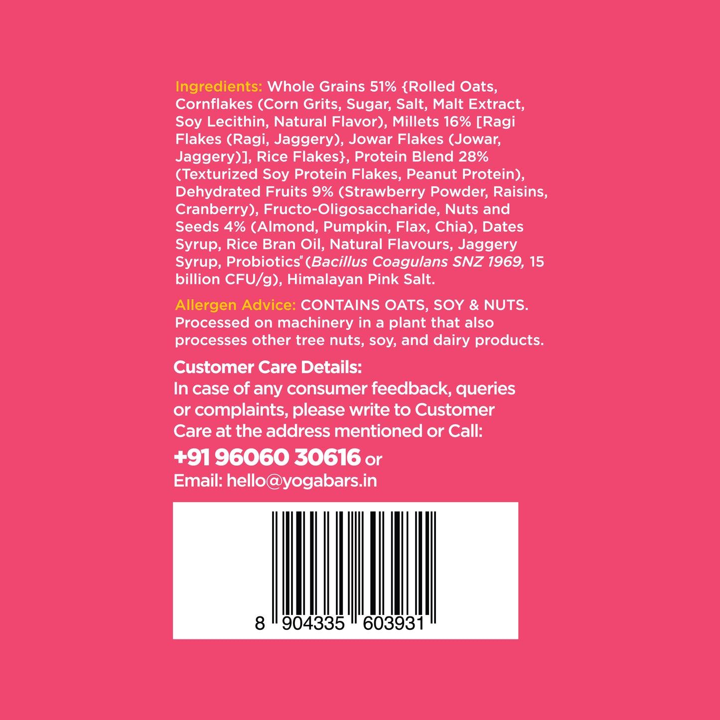 High Protein Muesli Fruits, Nuts & Seeds 350g