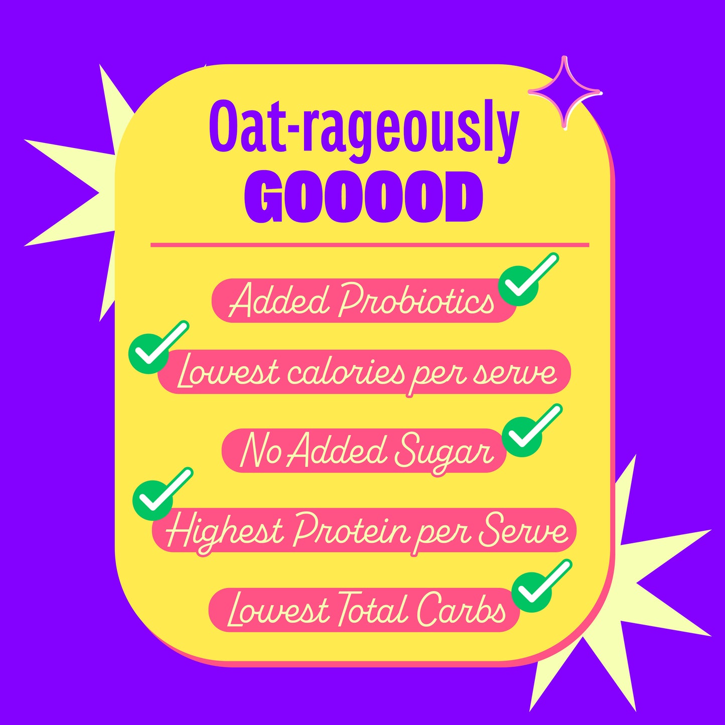 26g High Protein Oats Banana Crème