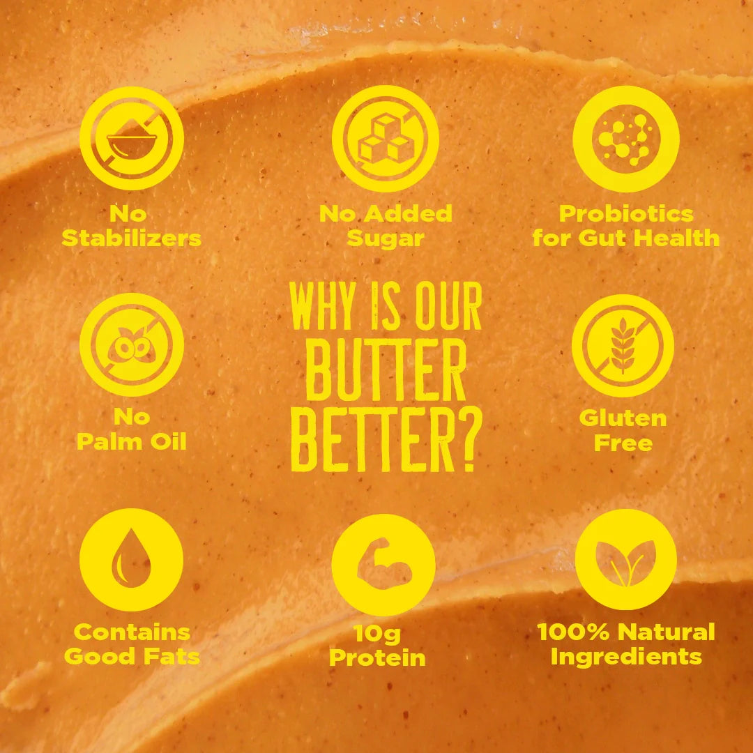 Creamy 100% Unsweetened Peanut Butter 400g
