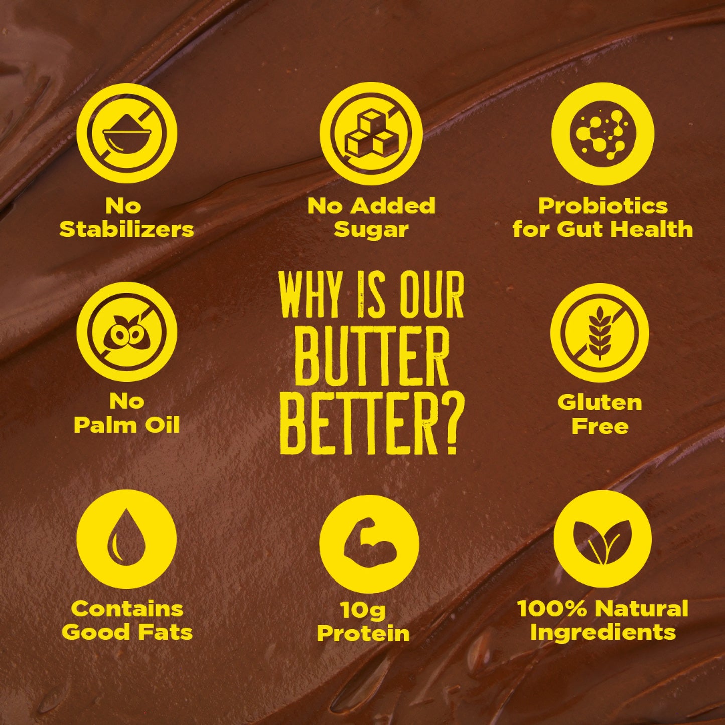 Crunchy Dark Chocolate Peanut Butter with Probiotics 1 Kg