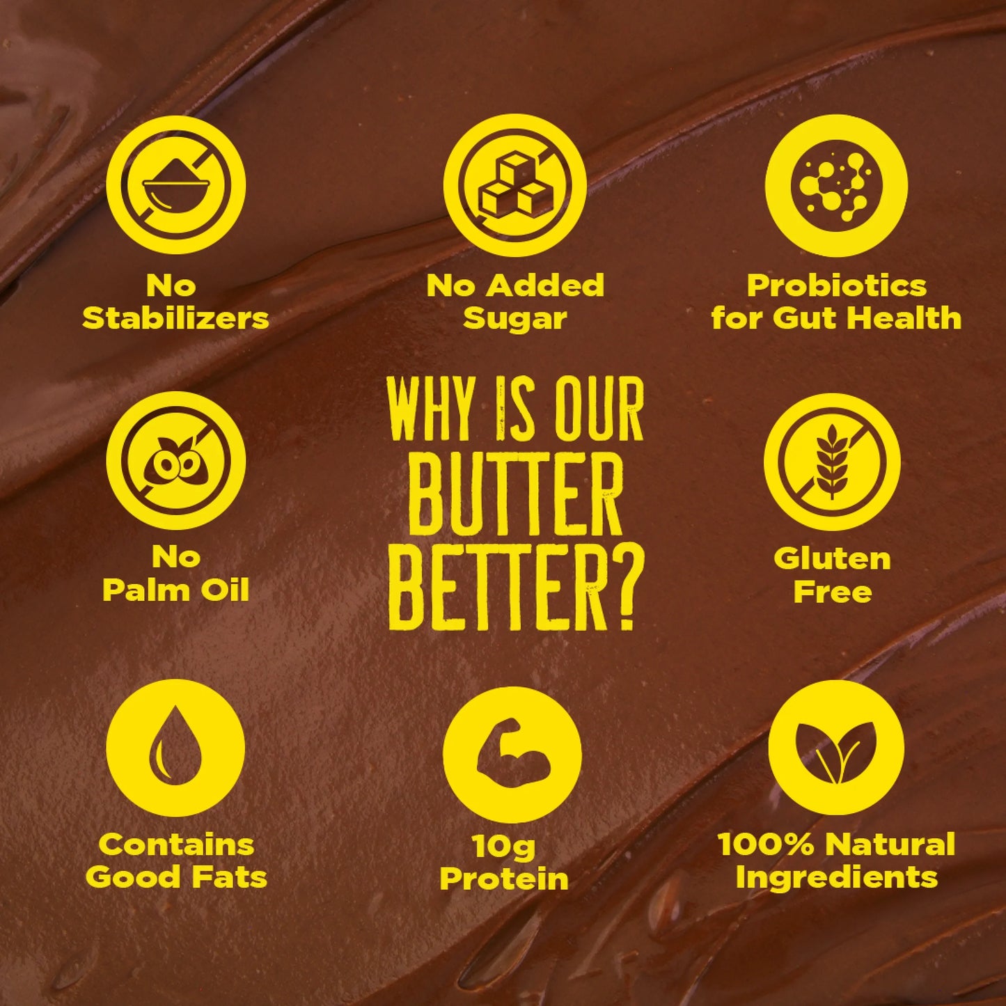 Creamy Dark Chocolate Peanut Butter with Probiotics 1kg