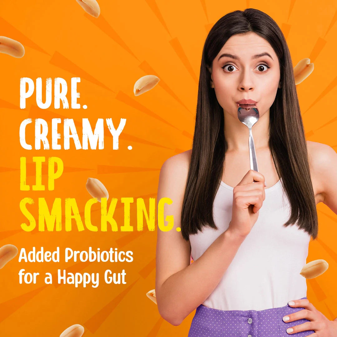 Creamy 100% Unsweetened Peanut Butter 400g