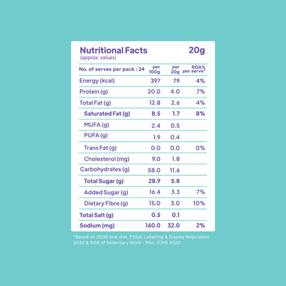 Protein Minis, 4g Choco Peanut Butter Protein Bar - Pack of 24 480g