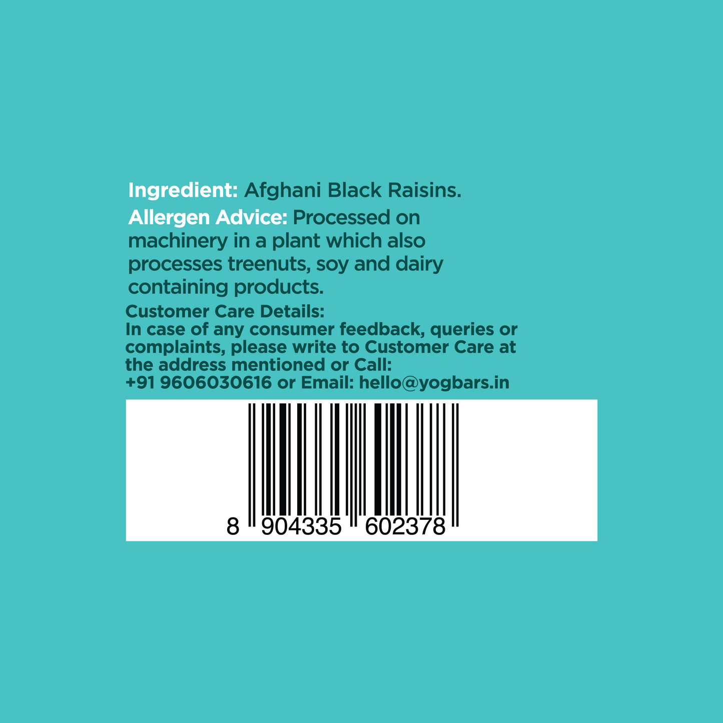 Afghani Black Raisins 500g