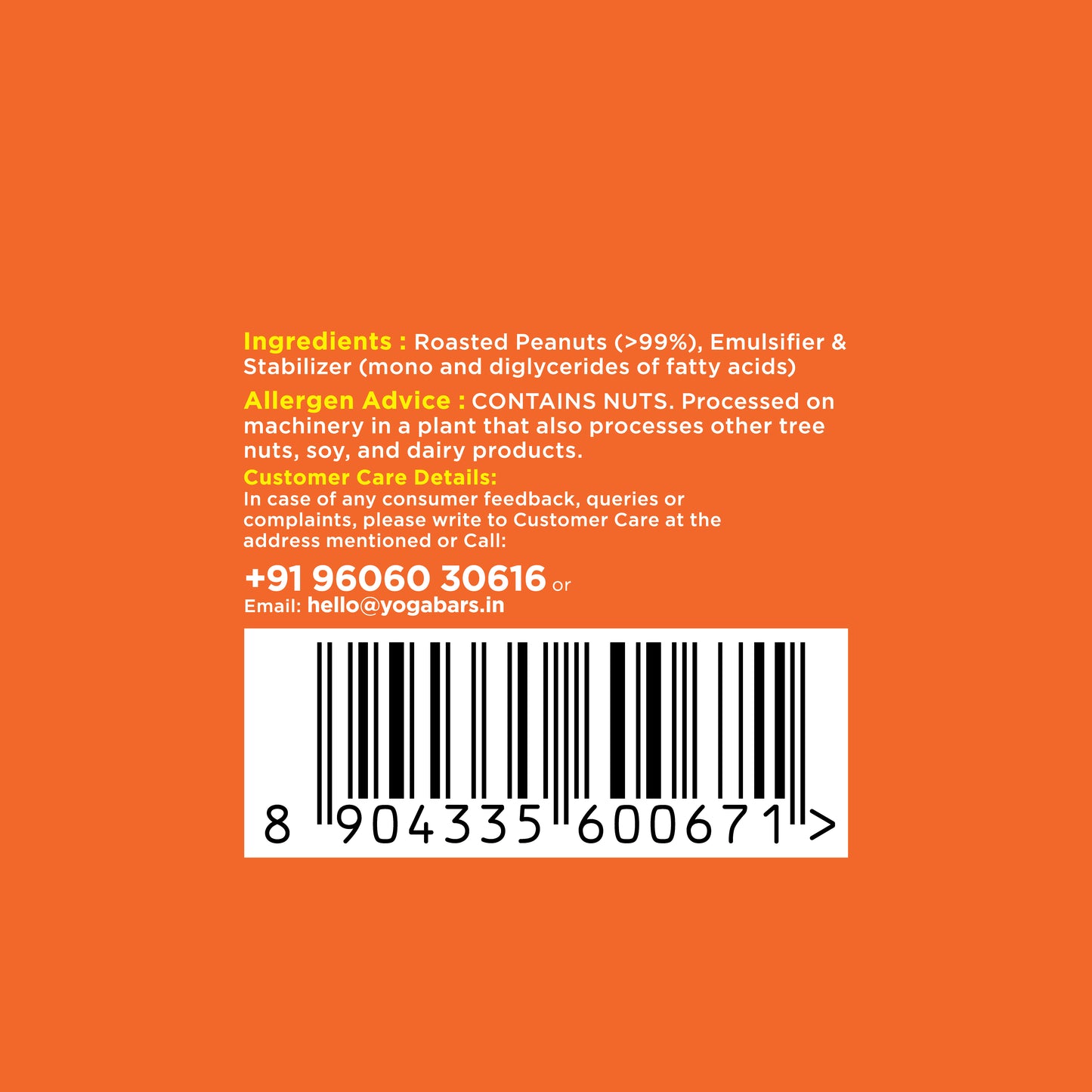 Creamy 100% Unsweetened Peanut Butter 400g