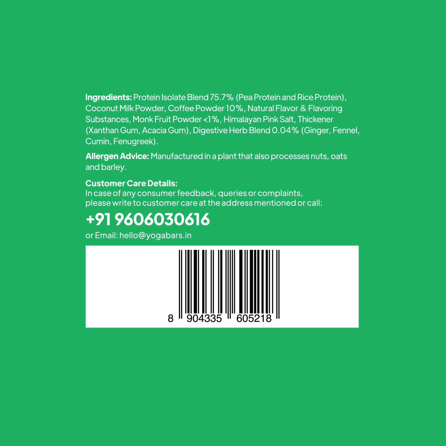 ProClean Plant Protein with Monk Fruit (Chocolate) 500g