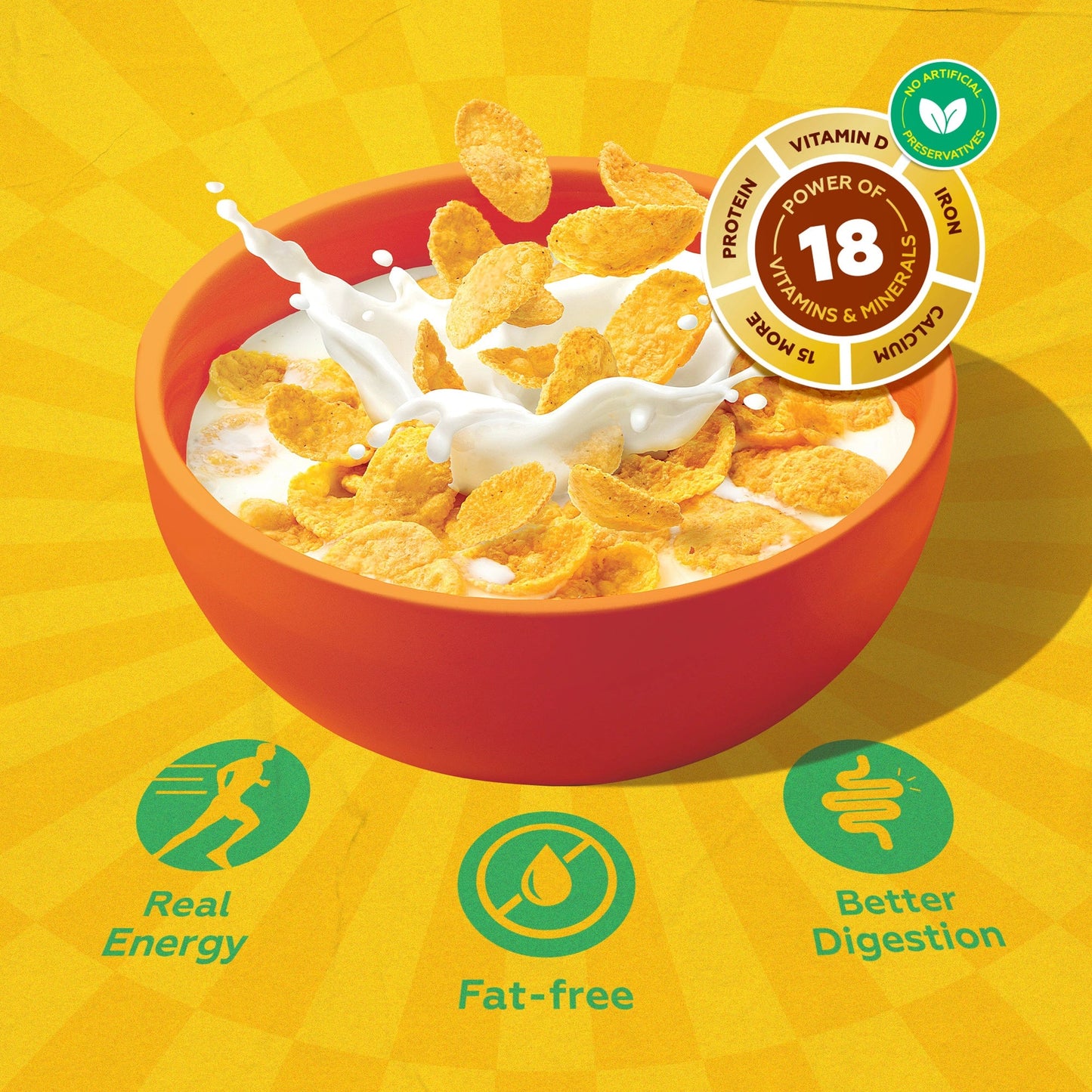 Corn Flakes Plain & Crunchy 425g
