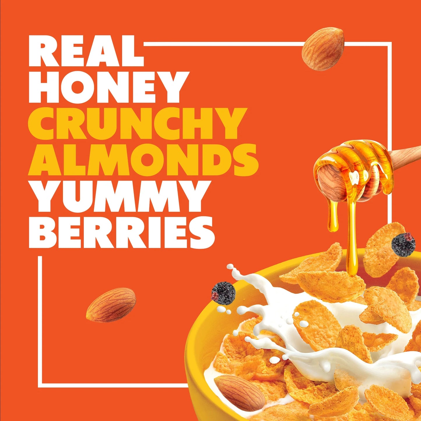 Corn Flakes Honey Almond 250g