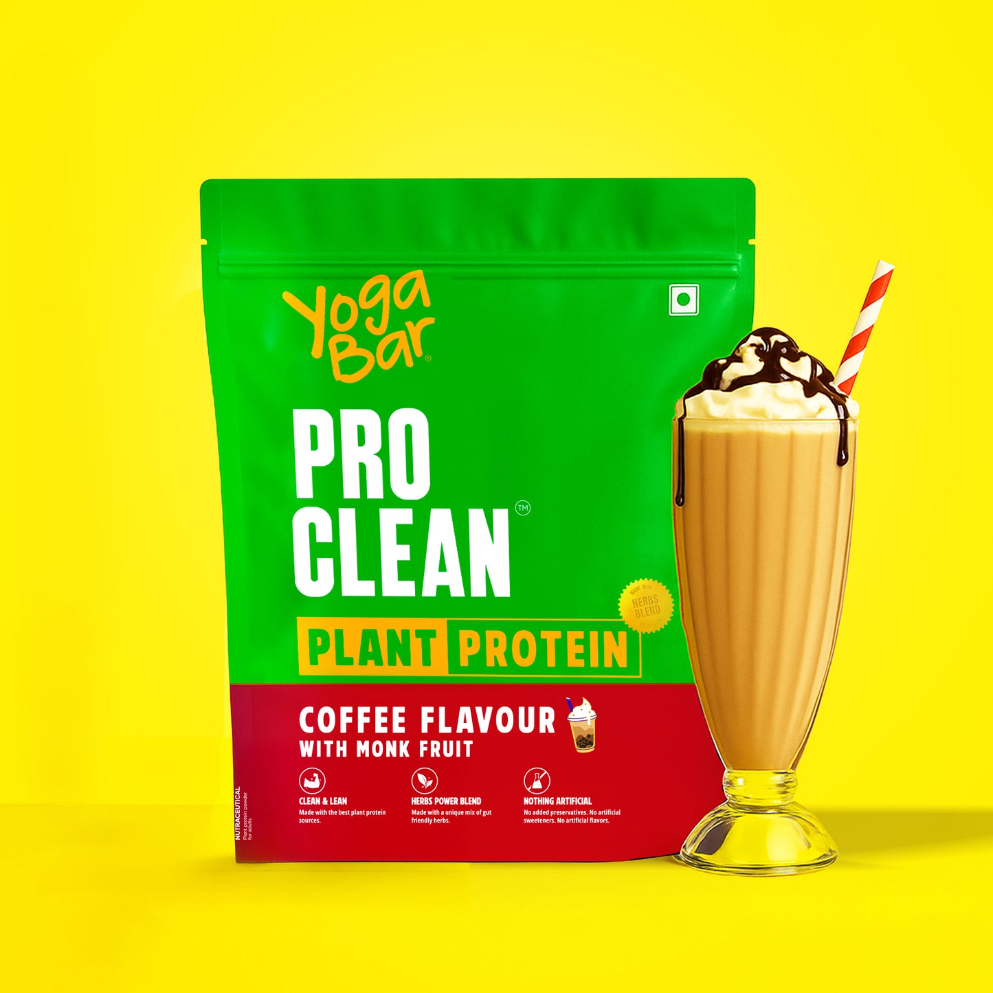 ProClean Plant Protein with Monk Fruit (Coffee) 500g