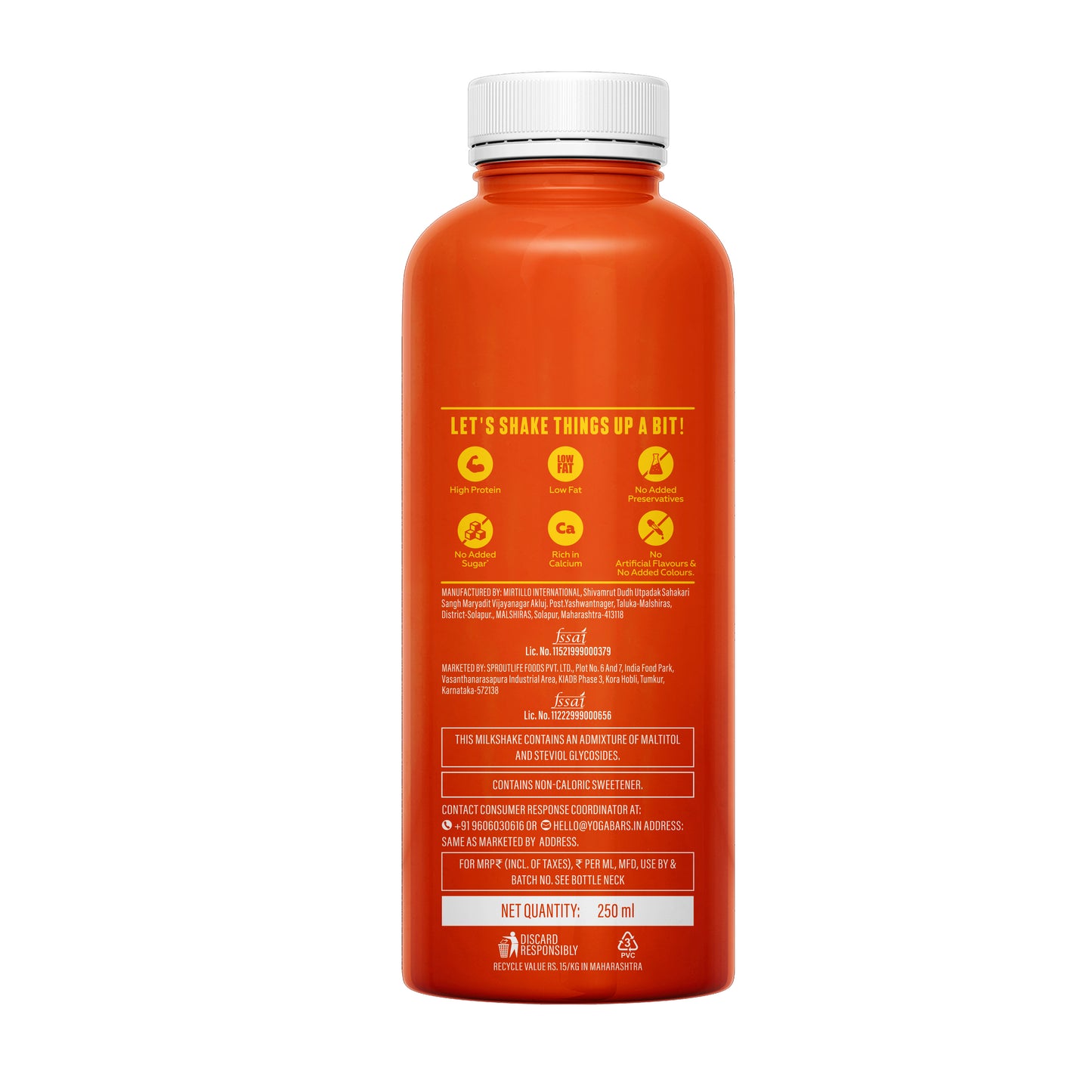 26g Protein Shake Cold Coffee - Pack of 24 - 250ml/bottle