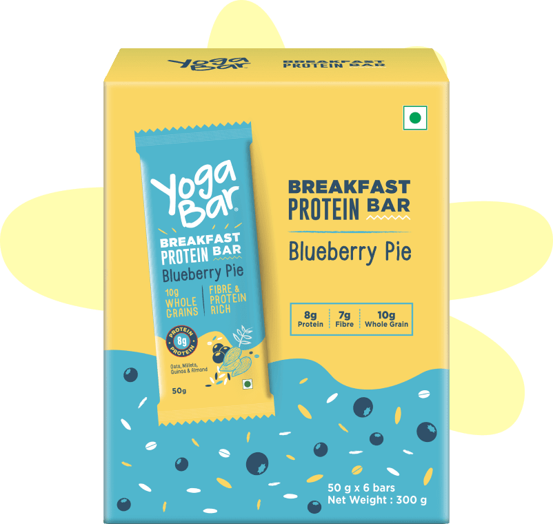 Blueberry Pie Breakfast Bar