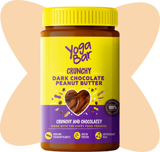 Crunchy Dark Chocolate Peanut Butter with Probiotics 400g