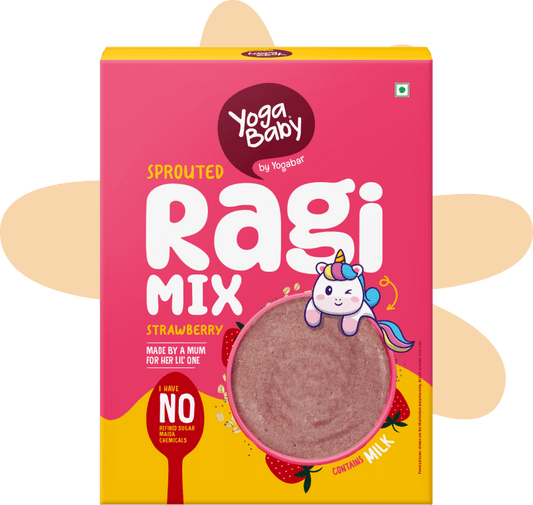 Sprouted Ragi Mix Strawberry (200g)