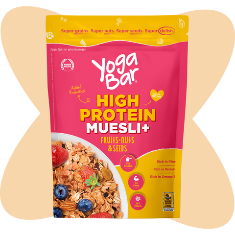 High Protein Muesli Fruits, Nuts & Seeds 350g