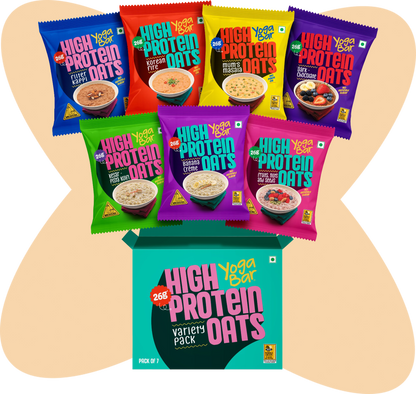 26g High Protein Oats Variety Pack - 7 flavours