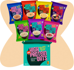 26g High Protein Oats Variety Pack - 7 flavours 330g