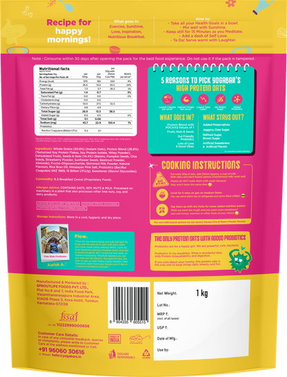 26g High Protein Oats Fruit & Nut
