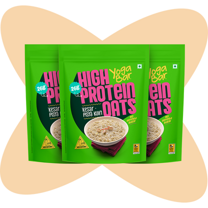 26g High Protein Oats Kesar Pista Kulfi