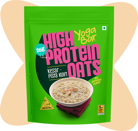26g High Protein Oats Kesar Pista Kulfi