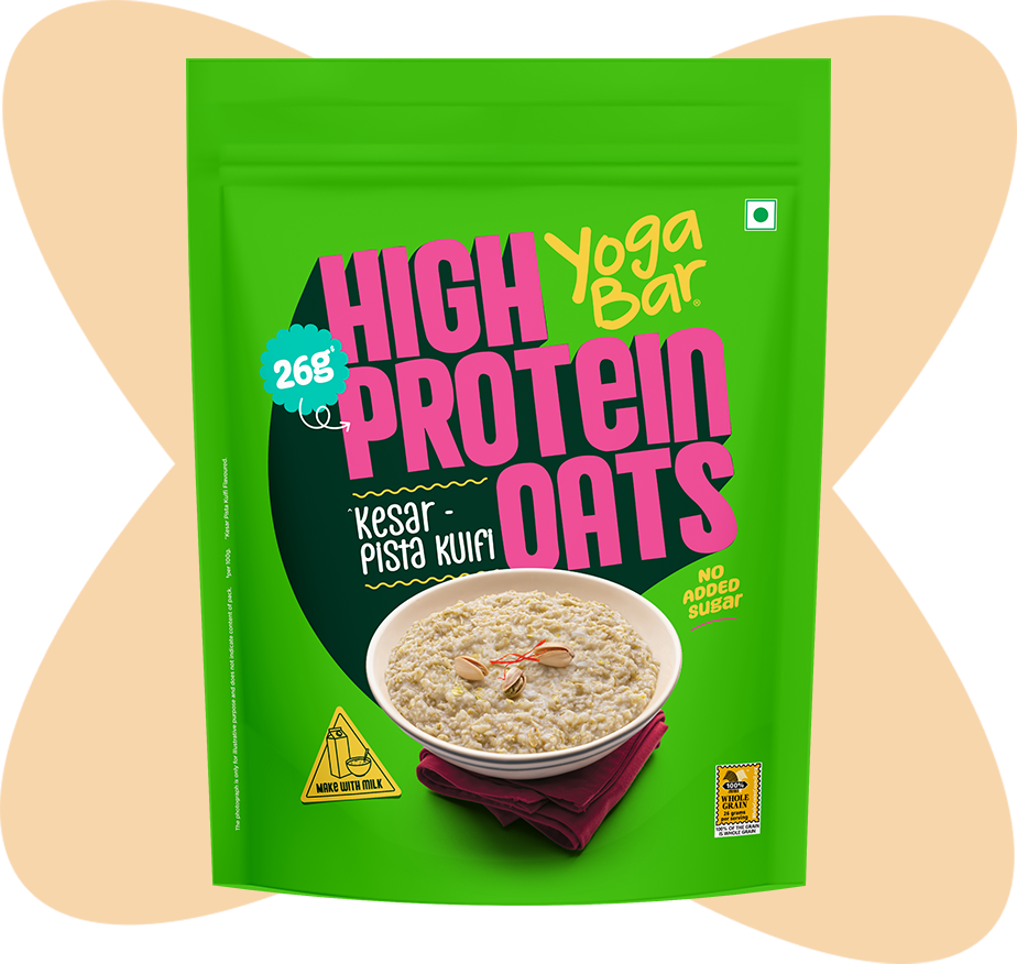 26g High Protein Oats Kesar Pista Kulfi