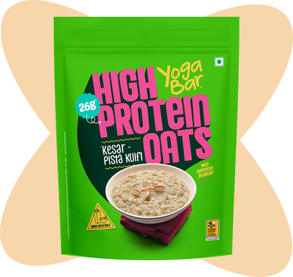 26g High Protein Oats Kesar Pista Kulfi