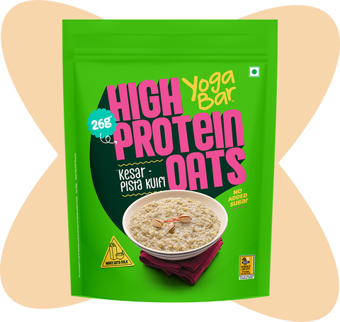26g High Protein Oats Kesar Pista Kulfi
