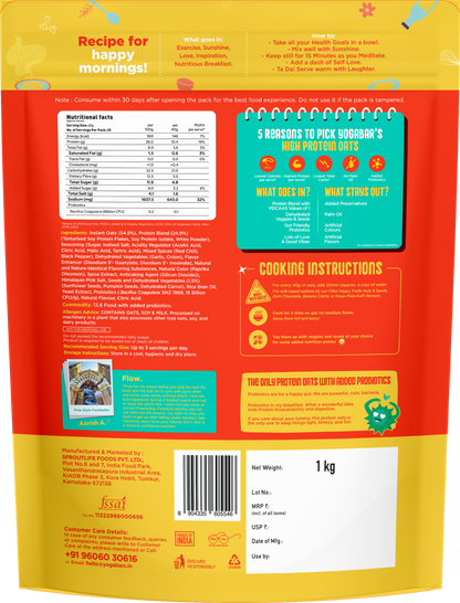 26g High Protein Oats Korean Fire